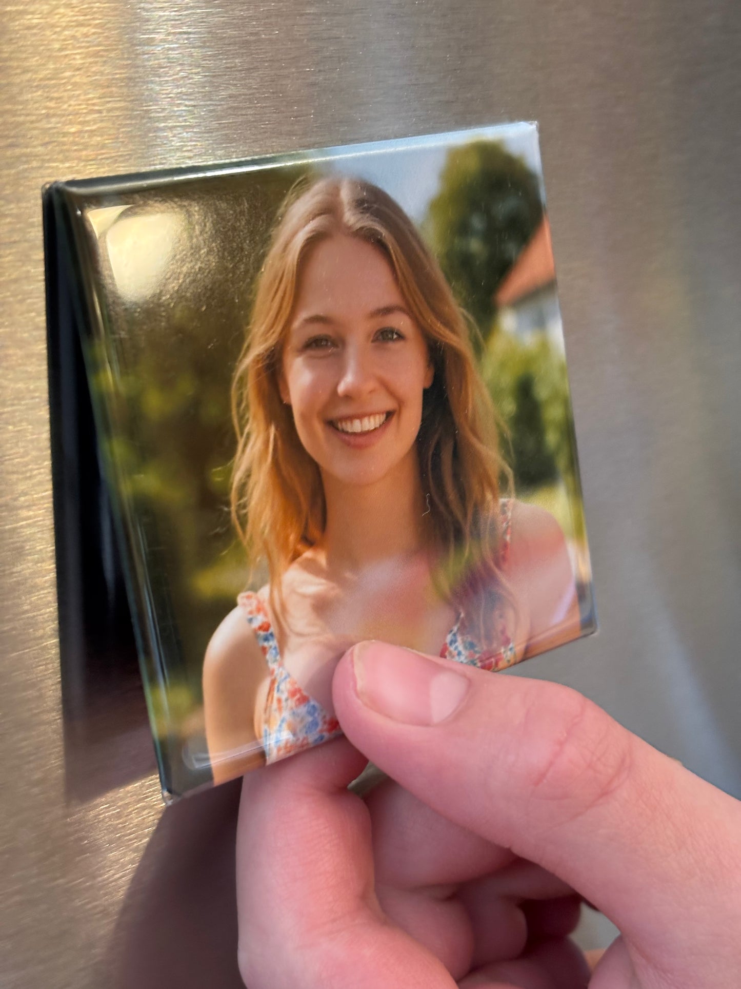 Single Square Photo Magnet 2.5"