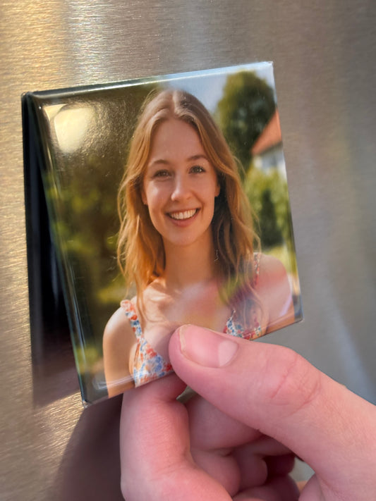 Single Square Photo Magnet 2.5"